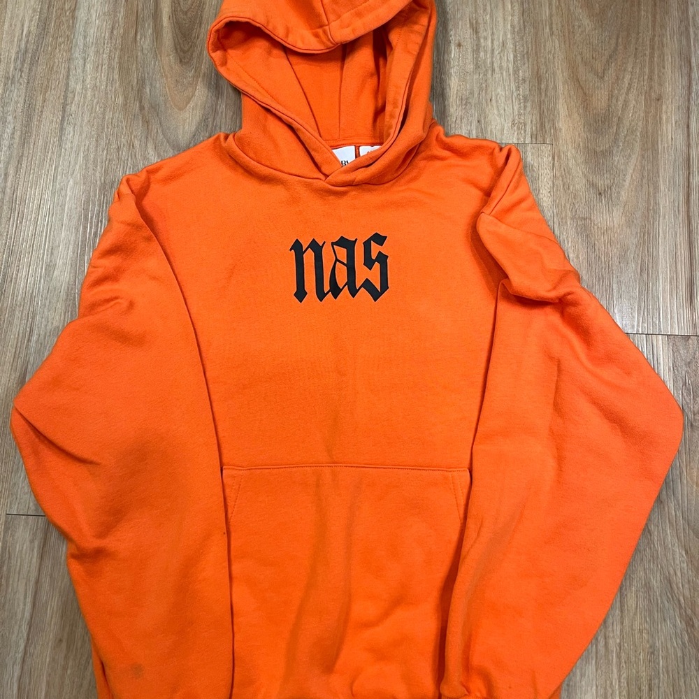 Nas Orange Men's Hoodie